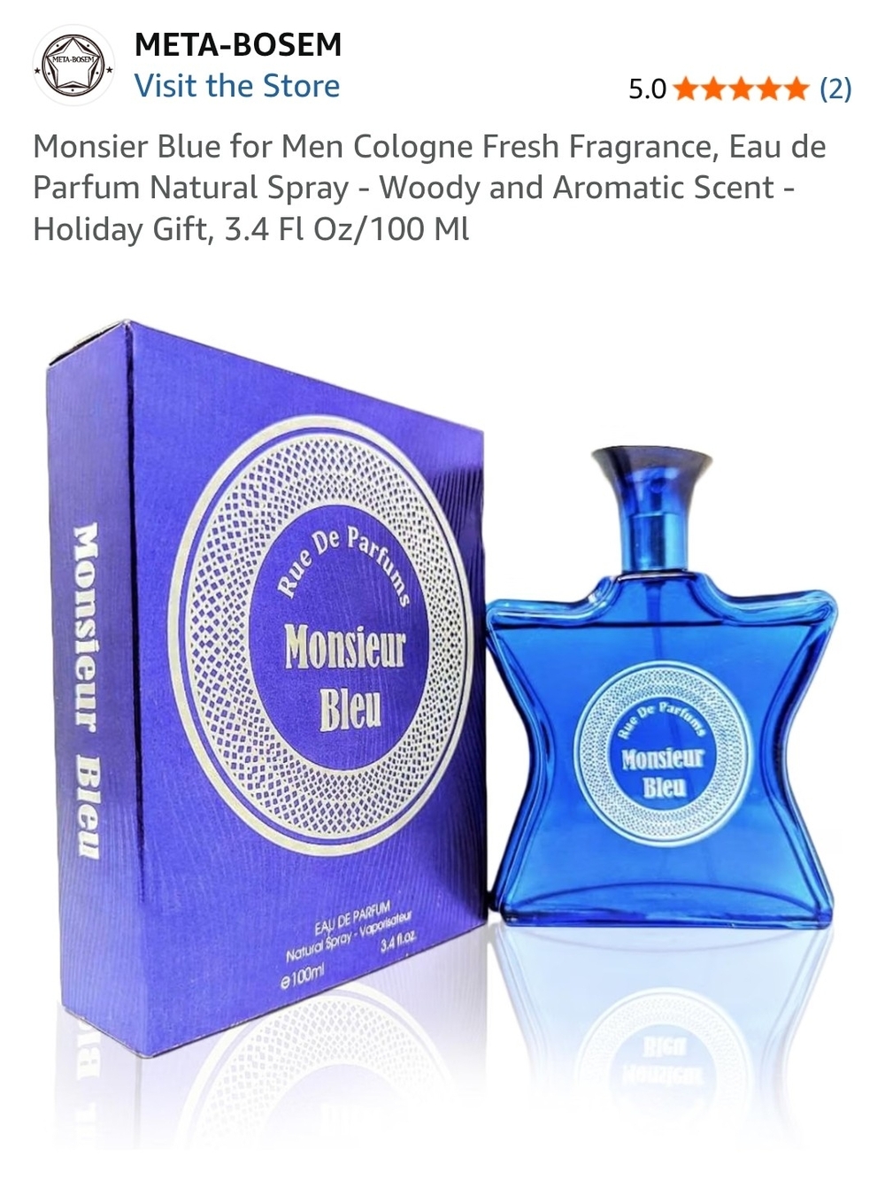 Eau de Parfum for Women - Blue Fragrance
